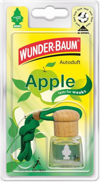 Wunder Baum Car 4.5ml vůně Apple | Čistící, dezinf.prostř., dezodoranty - Osvěžovač vzduchu - Do automobilů